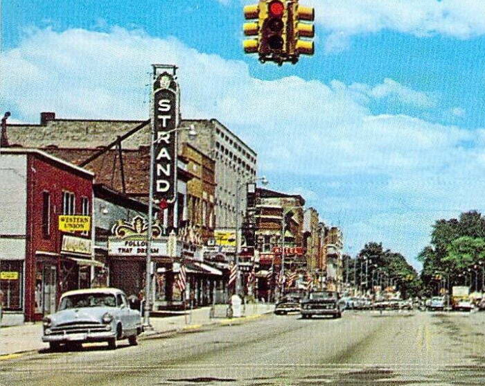 Strand Theatre - Old Post Card (newer photo)